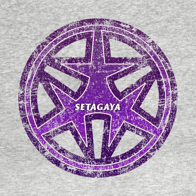 Setagaya Ward of Tokyo Japanese Symbol Distressed by PsychicCat